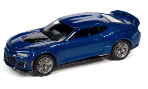 Modellautos Chevrolet Camaro 1/64 Auto World ZL1 metallise bleu 2018 Chevrolet Camaro 1/64 Auto World ZL1 metallise bleu 2018 modellautos