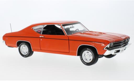 Modellautos Chevrolet Chevelle 1/18 Auto World Nickey orange 1969 Chevrolet Chevelle 1/18 Auto World Nickey orange 1969 modellautos