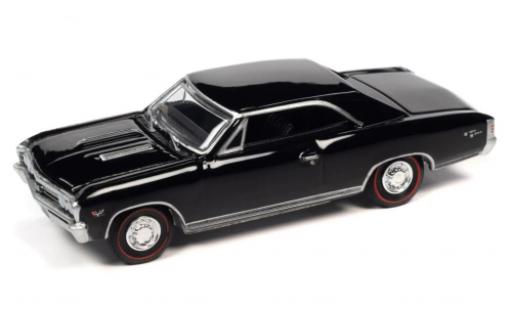 Chevrolet Chevelle 1/64 Auto World SS 396 noire 1967 modellautos