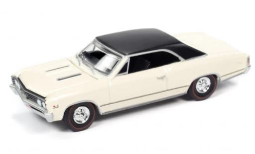 Chevrolet Chevelle 1/64 Auto World SS beige clair/noire 1967 modellautos