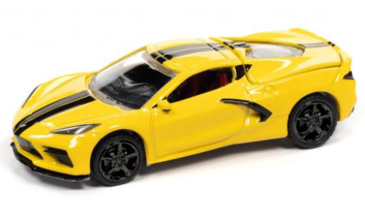 Modellautos Chevrolet Corvette 1/64 Auto World (C8) Stingray jaune 2020 Chevrolet Corvette 1/64 Auto World (C8) Stingray jaune 2020 modellautos