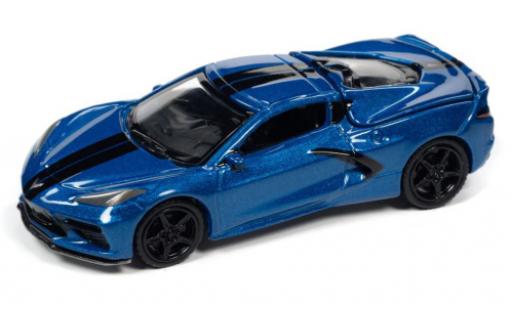 Modellautos Chevrolet Corvette 1/64 Auto World (C8) Stingray metallise bleu 2020 Chevrolet Corvette 1/64 Auto World (C8) Stingray metallise bleu 2020 modellautos