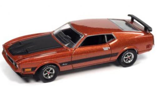 Ford Mustang 1/64 Auto World Mach 1 le cuivre 1973 modellautos