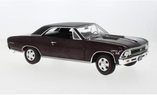 Chevrolet Chevelle 1/18 Auto World SS 396 rot/schwarz 1966 1:18 modellautos