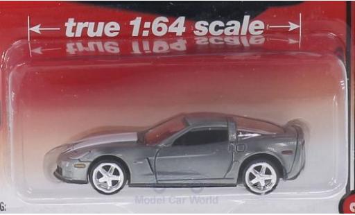 Modellautos Chevrolet Corvette 1/64 Auto World Z06 (C6) Special Version grau/weiss 2012 ohne Vitrine Chevrolet Corvette 1/64 Auto World Z06 (C6) Special Version grau/weiss 2012 ohne Vitrine modellautos