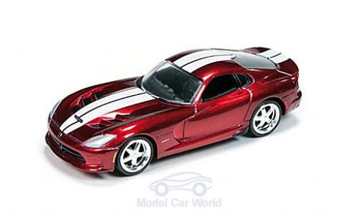 Modellautos Dodge Viper 1/64 Auto World SRT mettalic rot/weiss 2014 Special Version Dodge Viper 1/64 Auto World SRT mettalic rot/weiss 2014 Special Version modellautos