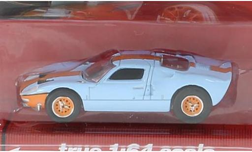 Modellautos Ford GT40 1/64 Auto World blau/orange 1965 Ford GT40 1/64 Auto World blau/orange 1965 modellautos