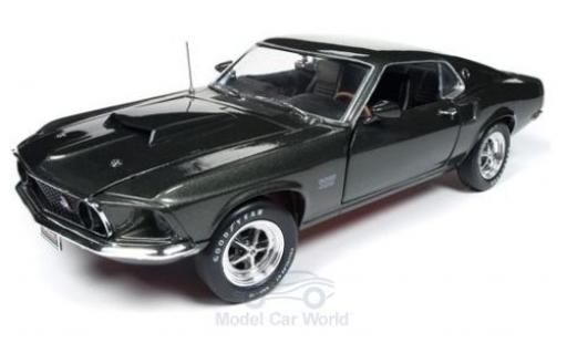 Modellautos Ford Mustang 1/18 Auto World Boss 429 mettalic grün 1969 Ford Mustang 1/18 Auto World Boss 429 mettalic grün 1969 modellautos