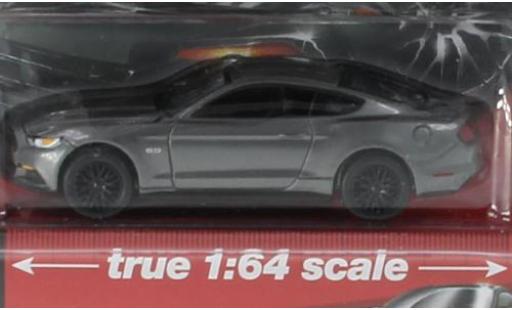 Modellautos Ford Mustang 1/64 Auto World GT mettalic grau 2017 Ford Mustang 1/64 Auto World GT mettalic grau 2017 modellautos