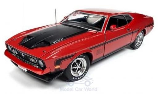 Modellautos Ford Mustang 1/18 Auto World Mach 1 rot/schwarz 1971 Ford Mustang 1/18 Auto World Mach 1 rot/schwarz 1971 modellautos