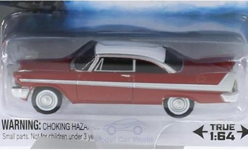 Modellautos Plymouth Fury 1/64 Auto World rot/weiss Der Horrorfilm Christine 1958 SilverScreen Moviecar Plymouth Fury 1/64 Auto World rot/weiss Der Horrorfilm Christine 1958 SilverScreen Moviecar modellautos