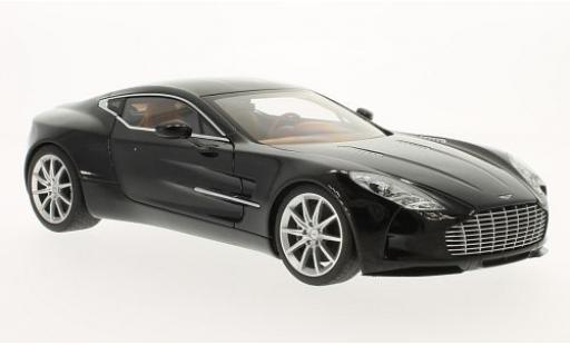 Aston Martin One 1/18 AUTOart ONE-77 mettalic schwarz 2009 modellautos