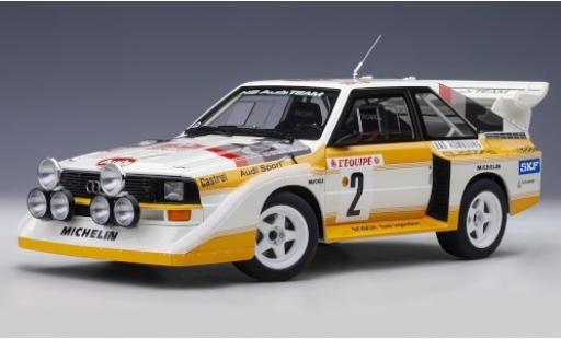 Modellautos Audi Quattro 1/18 AUTOart S1 No.2 HB Team Rallye Monte Carlo 1986 W.Röhrl/C.Geistdörfer Audi Quattro 1/18 AUTOart S1 No.2 HB Team Rallye Monte Carlo 1986 W.Röhrl/C.Geistdörfer modellautos