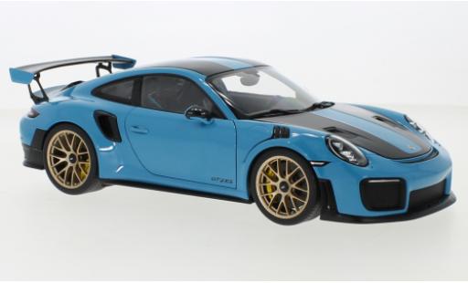 Porsche 991 GT2 RS 1/18 AUTOart 911 (.2) blau 2017 modellautos