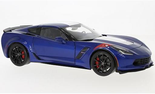Modellautos Chevrolet Corvette 1/18 AUTOart (C7) Grand Sport blau/weiss 2017 Chevrolet Corvette 1/18 AUTOart (C7) Grand Sport blau/weiss 2017 modellautos