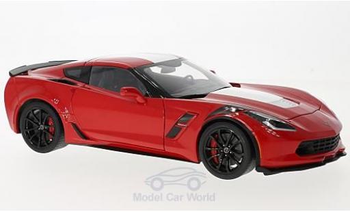 Modellautos Chevrolet Corvette C7 1/18 AUTOart (C7) Grand Sport rot/weiss 2017 Chevrolet Corvette C7 1/18 AUTOart (C7) Grand Sport rot/weiss 2017 modellautos