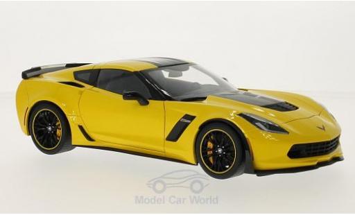 Modellautos Chevrolet Corvette C7 1/18 AUTOart Z06 C7-R Edition gelb/schwarz 2014 Chevrolet Corvette C7 1/18 AUTOart Z06 C7-R Edition gelb/schwarz 2014 modellautos