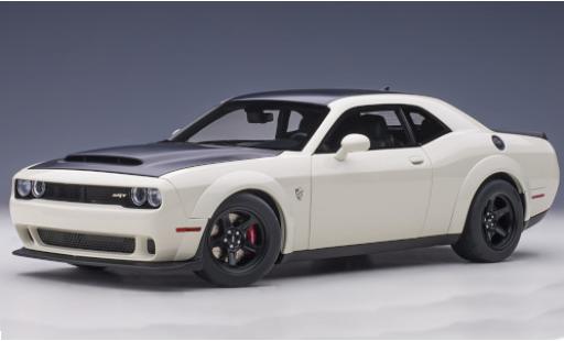 Modellautos Dodge Challenger 1/18 AUTOart SRT Demon weiss/matt-schwarz 2018 Dodge Challenger 1/18 AUTOart SRT Demon weiss/matt-schwarz 2018 modellautos