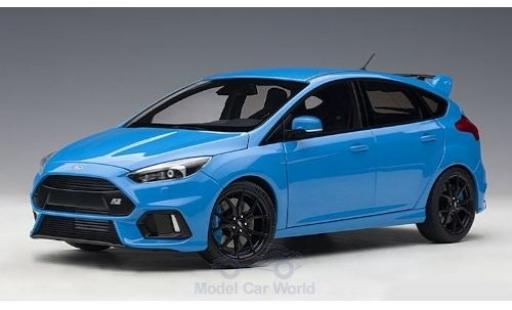 Ford Focus 1/18 AUTOart MKIII RS mettalic blau 2016 modellautos