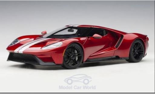 Modellautos Ford GT 1/18 AUTOart mettalic rot/silber 2017 Ford GT 1/18 AUTOart mettalic rot/silber 2017 modellautos