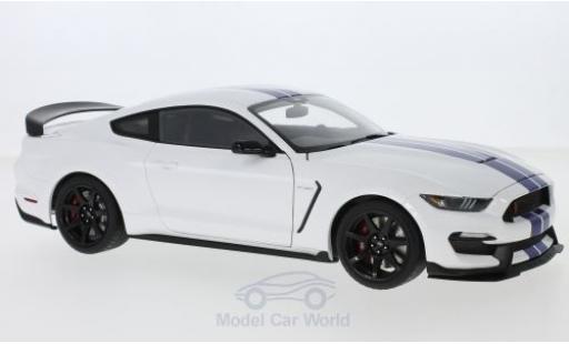Modellautos Ford Mustang 1/18 AUTOart Shelby GT-350R weiss/blau 2017 Ford Mustang 1/18 AUTOart Shelby GT-350R weiss/blau 2017 modellautos
