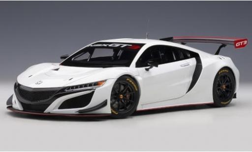 Modellautos Honda NSX 1/18 AUTOart GT3 weiss 2018 Plain Body Version Honda NSX 1/18 AUTOart GT3 weiss 2018 Plain Body Version modellautos