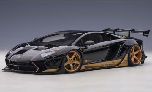Modellautos Lamborghini Aventador 1/18 AUTOart LB-Works schwarz/gold 2018 Liberty Walk Lamborghini Aventador 1/18 AUTOart LB-Works schwarz/gold 2018 Liberty Walk modellautos