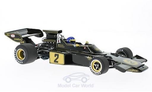 Modellautos Lotus 72 1/18 AUTOart E No.2 John Player Special Formel 1 1973 mit Fahrerfigur R.Peterson Lotus 72 1/18 AUTOart E No.2 John Player Special Formel 1 1973 mit Fahrerfigur R.Peterson modellautos