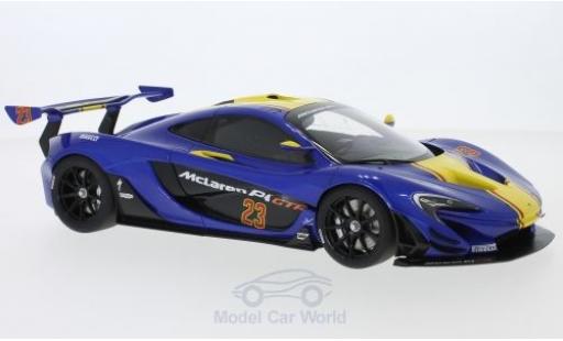 Modellautos McLaren P1 1/18 AUTOart GTR mettalic blau/gelb 2015 McLaren P1 1/18 AUTOart GTR mettalic blau/gelb 2015 modellautos