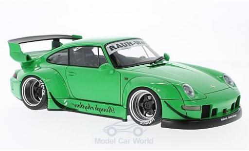 Modellautos Porsche 993 RWB 1/18 AUTOart 911 () RWB grün Rauh Welt graue Felgen ohne Vitrine Porsche 993 RWB 1/18 AUTOart 911 () RWB grün Rauh Welt graue Felgen ohne Vitrine modellautos