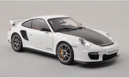 Porsche 997 GT2 RS 1/18 AUTOart 911 () GT2 RS weiss/carbon 2010 modellautos