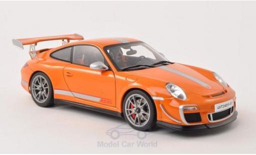 Porsche 997 GT3 RS 1/18 AUTOart 911 () GT3 RS 4.0 orange/silber 2011 modellautos