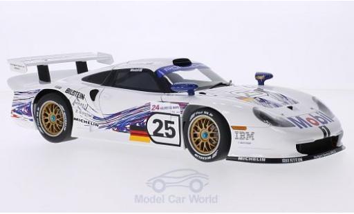 Modellautos Porsche 996 GT1 1/18 AUTOart 911 GT1 No.25 24h Le Mans 1997 T.Boutsen/H-J.Stuck/B.Wollek Porsche 996 GT1 1/18 AUTOart 911 GT1 No.25 24h Le Mans 1997 T.Boutsen/H-J.Stuck/B.Wollek modellautos