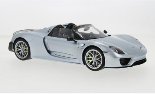 Modellautos Porsche 918 1/18 AUTOart Spyder Weissach Package blau 1:18 Porsche 918 1/18 AUTOart Spyder Weissach Package blau 1:18 modellautos