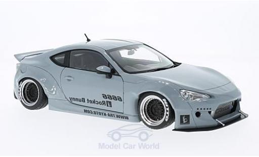 Modellautos Toyota 86 1/18 AUTOart Rocket Bunny grau schwarze Felgen Toyota 86 1/18 AUTOart Rocket Bunny grau schwarze Felgen modellautos
