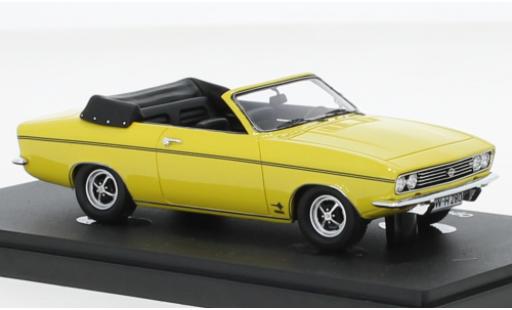 Modellautos Opel Manta 1/43 AutoCult Autocult/Avenue 43 A cabriolet Karmann jaune 1971 Opel Manta 1/43 AutoCult Autocult/Avenue 43 A cabriolet Karmann jaune 1971 modellautos
