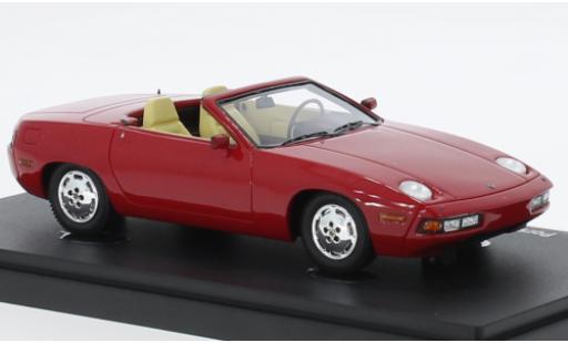 Modellautos Porsche 928 1/43 AutoCult Autocult/Avenue 43 Carelli Design cabriolet rouge 1981 Porsche 928 1/43 AutoCult Autocult/Avenue 43 Carelli Design cabriolet rouge 1981 modellautos