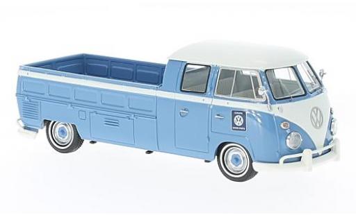 Modellautos Volkswagen T1 1/43 AutoCult Doppelkabine Langpritsche blau/weiss 1963 Volkswagen T1 1/43 AutoCult Doppelkabine Langpritsche blau/weiss 1963 modellautos