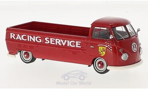 Modellautos Volkswagen T1 A 1/43 AutoCult Langpritsche rot Porsche Racing Service 1967 Volkswagen T1 A 1/43 AutoCult Langpritsche rot Porsche Racing Service 1967 modellautos