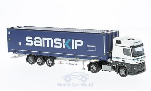 Modellautos Mercedes Actros 1/87 AWM 2 Big. Aerop. Samskip 45 OS Cont.-SZ Mercedes Actros 1/87 AWM 2 Big. Aerop. Samskip 45 OS Cont.-SZ modellautos