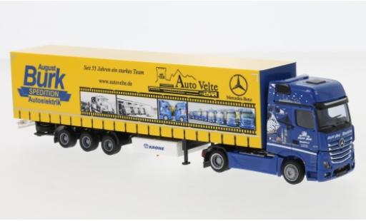 Modellautos Mercedes Actros 1/87 AWM 2 Giga./Aerop. August Burk Spedition Mega-Gardinenplanensattelzug Mercedes Actros 1/87 AWM 2 Giga./Aerop. August Burk Spedition Mega-Gardinenplanensattelzug modellautos