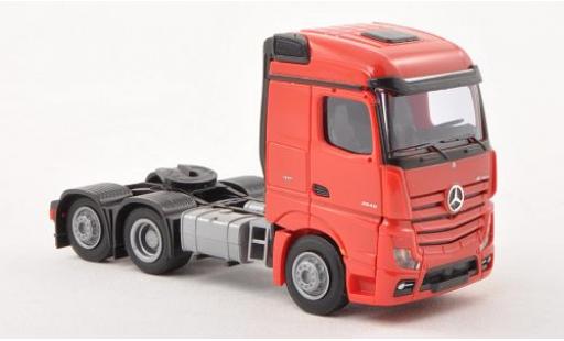 Modellautos Mercedes Actros 1/87 AWM 2 Streamspace rot Solo-Zugmaschine 3-achsig rot Mercedes Actros 1/87 AWM 2 Streamspace rot Solo-Zugmaschine 3-achsig rot modellautos