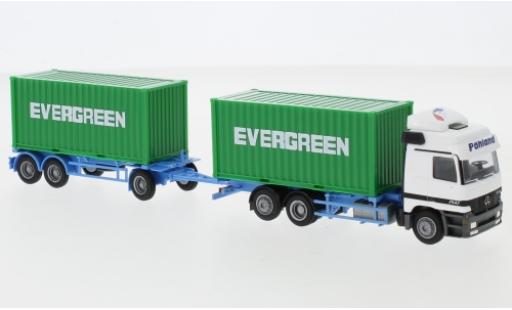 Modellautos Mercedes Actros 1/87 AWM L Evergreen 2x20 Co.-HZ Mercedes Actros 1/87 AWM L Evergreen 2x20 Co.-HZ modellautos