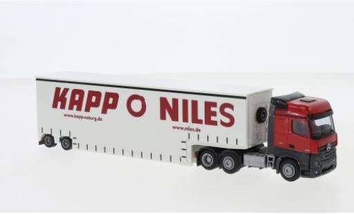 Modellautos Mercedes Actros 1/87 AWM 2 Big. / Aerop. Pieper Tiefbett-SZ Mercedes Actros 1/87 AWM 2 Big. / Aerop. Pieper Tiefbett-SZ modellautos