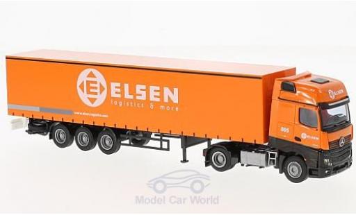 Modellautos Mercedes Actros 1/87 AWM 2 Giga. / Aerop. Elsen G-KSZ Mercedes Actros 1/87 AWM 2 Giga. / Aerop. Elsen G-KSZ modellautos