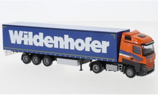 Modellautos Mercedes Actros 1/87 AWM 2 Stream. Aerop. Wildenhofer G-KSZ Mercedes Actros 1/87 AWM 2 Stream. Aerop. Wildenhofer G-KSZ modellautos
