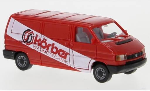 Modellautos Volkswagen T4 1/87 AWM Kasten Körber Wärmetechnik Volkswagen T4 1/87 AWM Kasten Körber Wärmetechnik modellautos