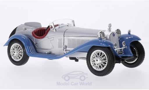 Modellautos Alfa Romeo 8C 1/18 Burago 2300 Spider Touring silber/blau RHD 1932 ohne Vitrine Alfa Romeo 8C 1/18 Burago 2300 Spider Touring silber/blau RHD 1932 ohne Vitrine modellautos
