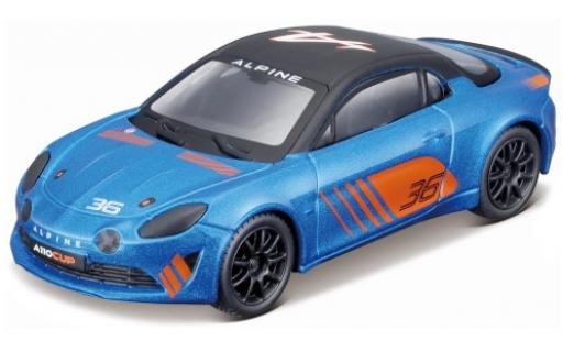 Modellautos Alpine A110 1/43 Burago Cup mettalic blau/matt-schwarz No.36 2019 Alpine A110 1/43 Burago Cup mettalic blau/matt-schwarz No.36 2019 modellautos