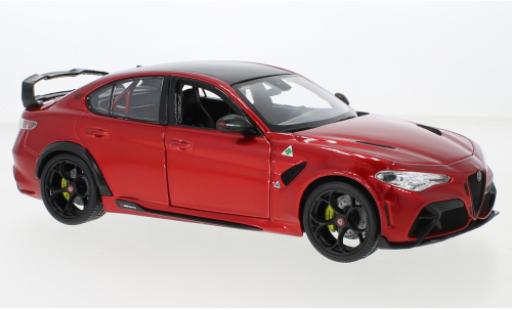 Modellautos Alfa Romeo Giulia 1/18 Burago GTAm metallise rot 2020 Alfa Romeo Giulia 1/18 Burago GTAm metallise rot 2020 modellautos